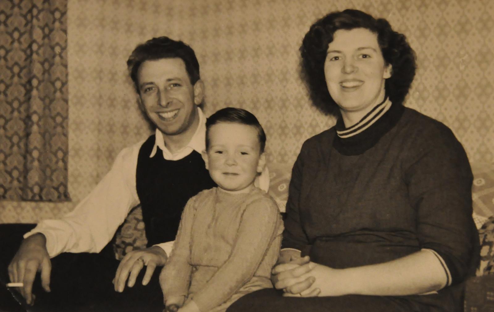 Dad, Geoff, and Mum